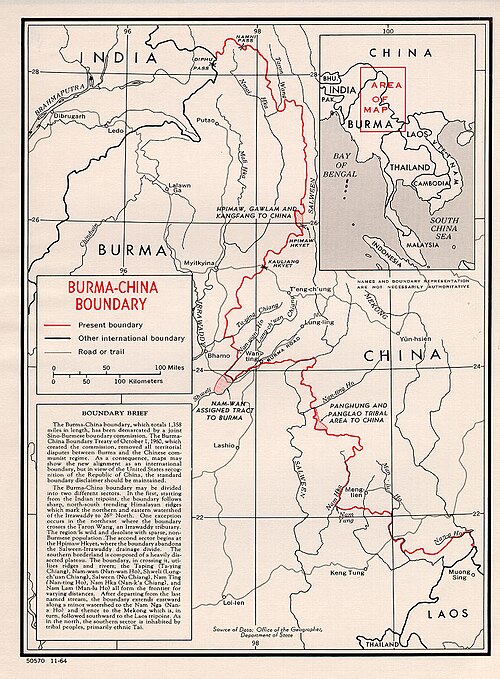 China–Myanmar border